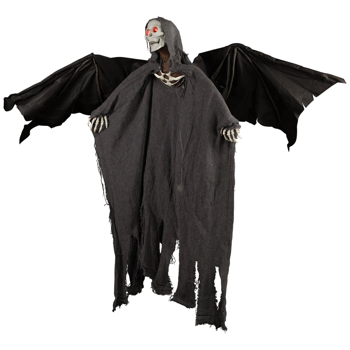 Northlight LED Lighted Animated Winged Grim Reaper Halloween Decoration - 50"