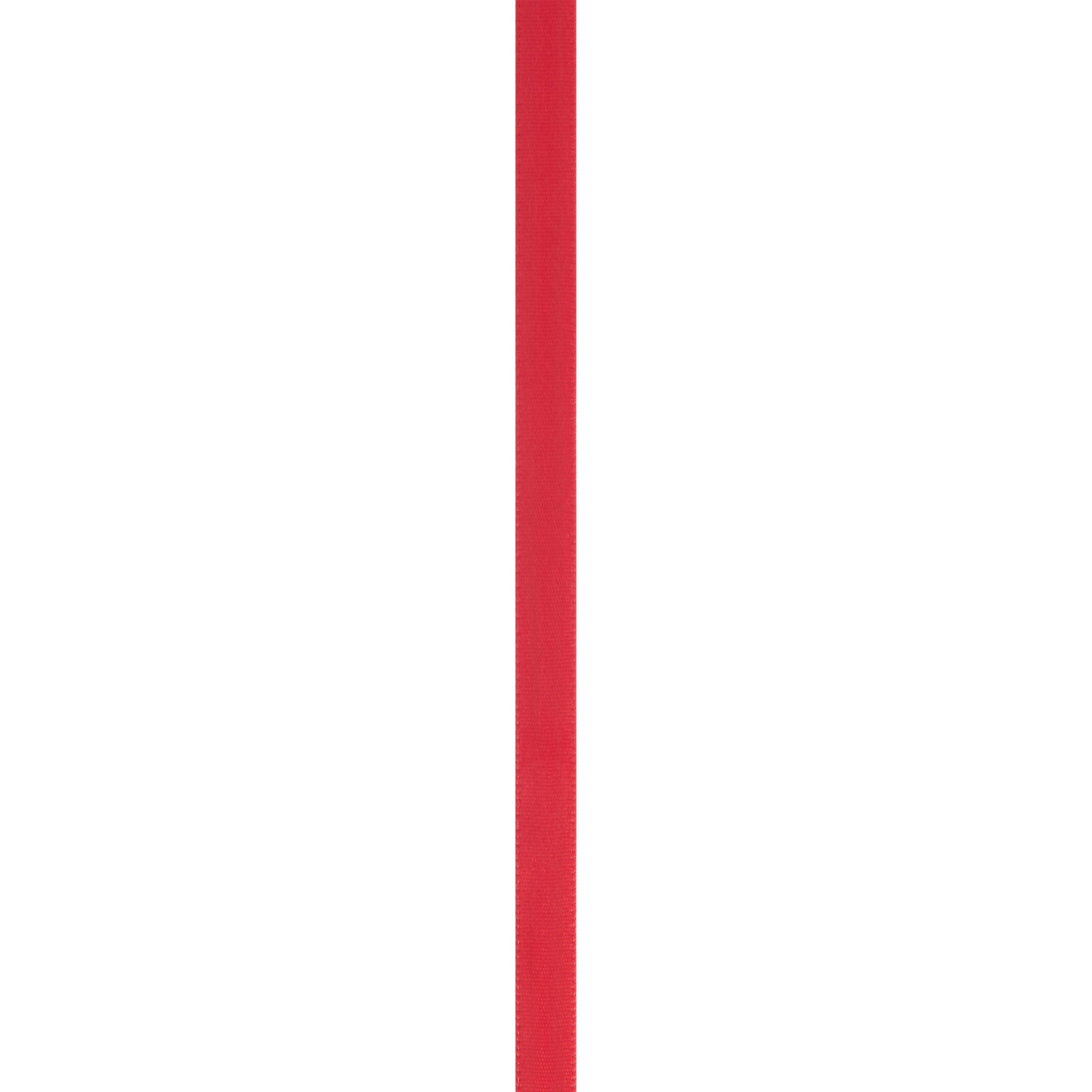 Offray Ribbon, Red Wine 3/8 inch Single Face Satin Polyester Ribbon, 18 feet