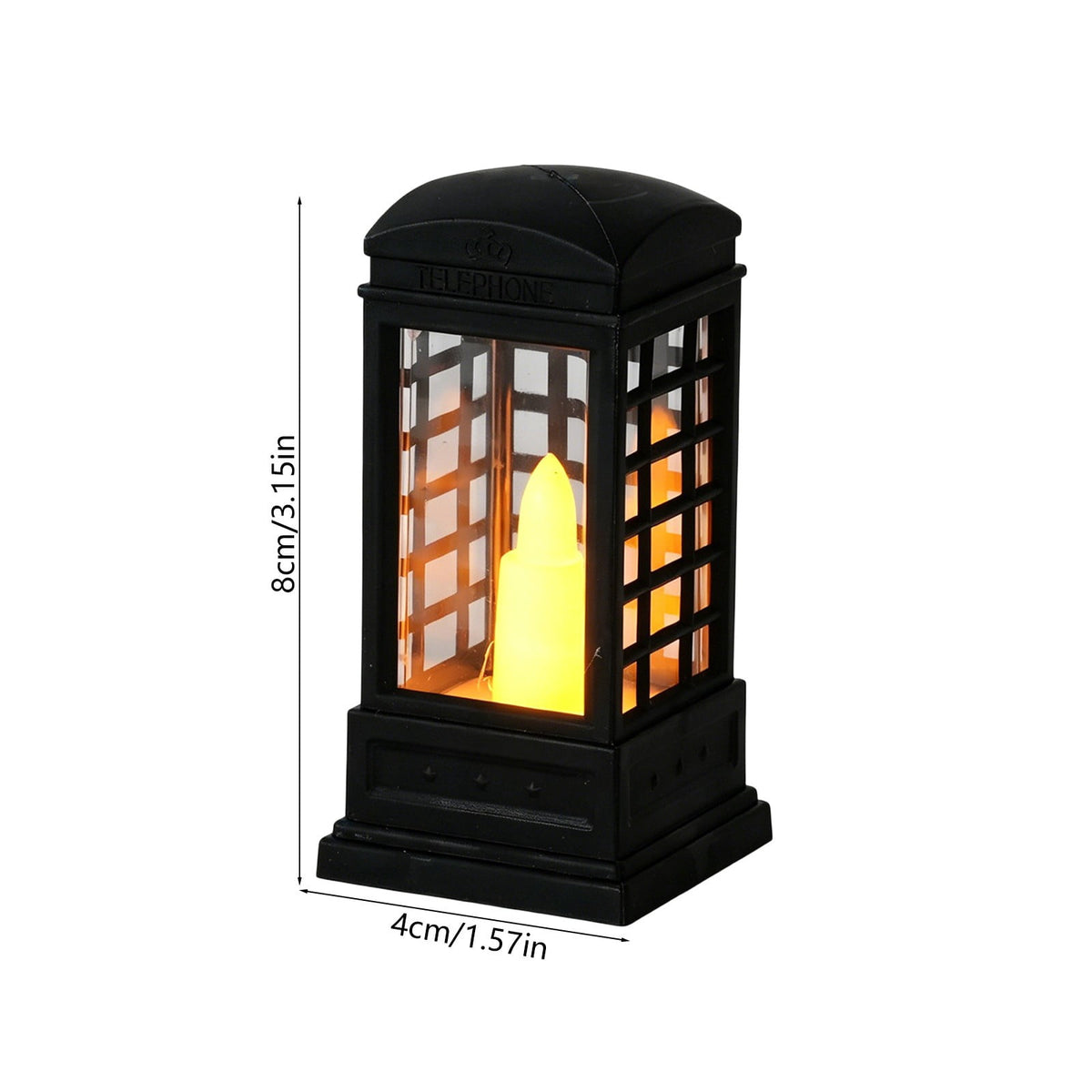 Djiypn Mini Lanterns 2Pack LED Small Lanterns Decorative Indoor Outdoor Hanging Lantern Decorative Candle Light Farmhouse Decor for Weddings Western Camping Party Halloween Christmas Decorations