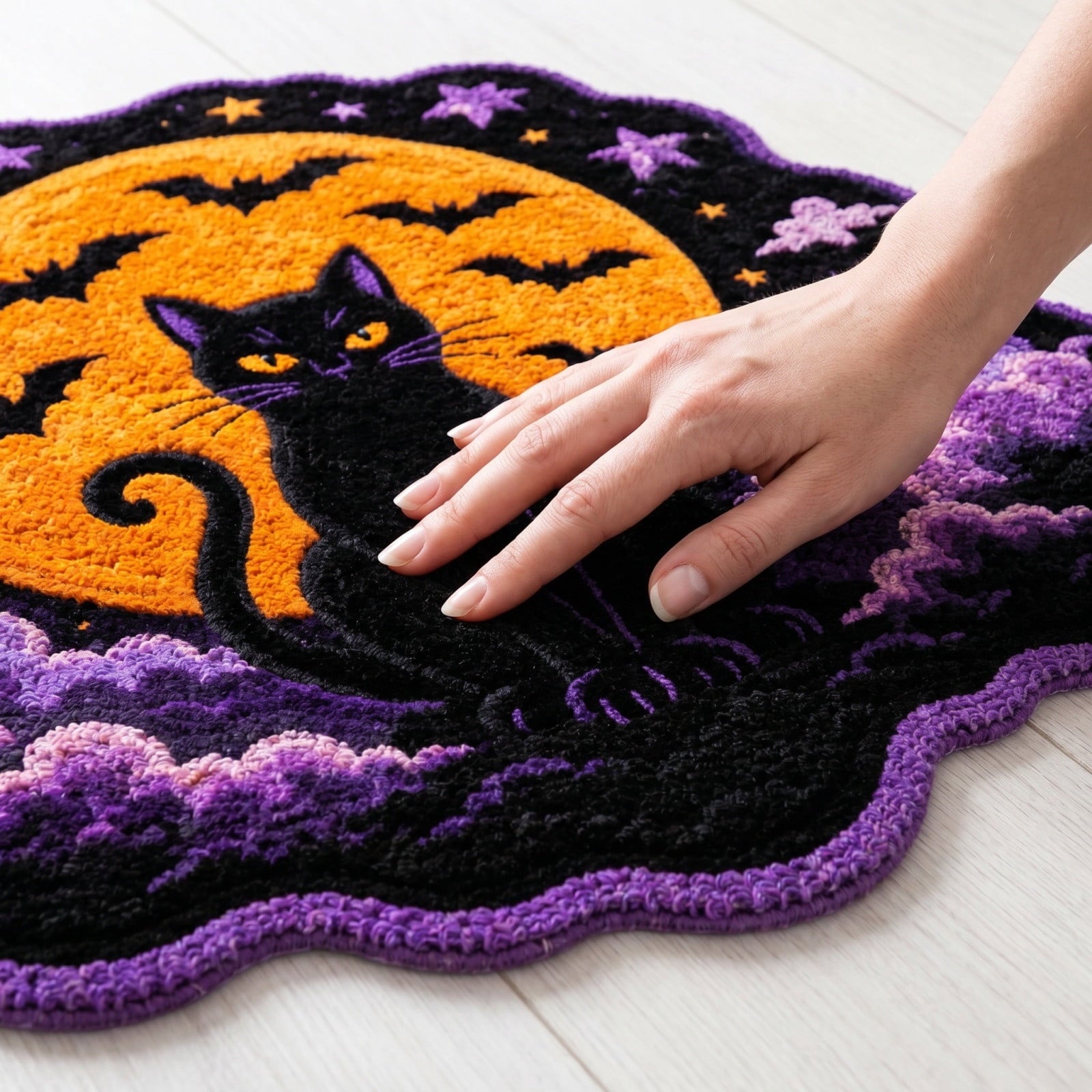 RBCKVXZ Halloween Front Door Mat Outdoor Indoor Entryway Rug Welcome Floor Mat for Front Porch Patio Home Entrance Decor