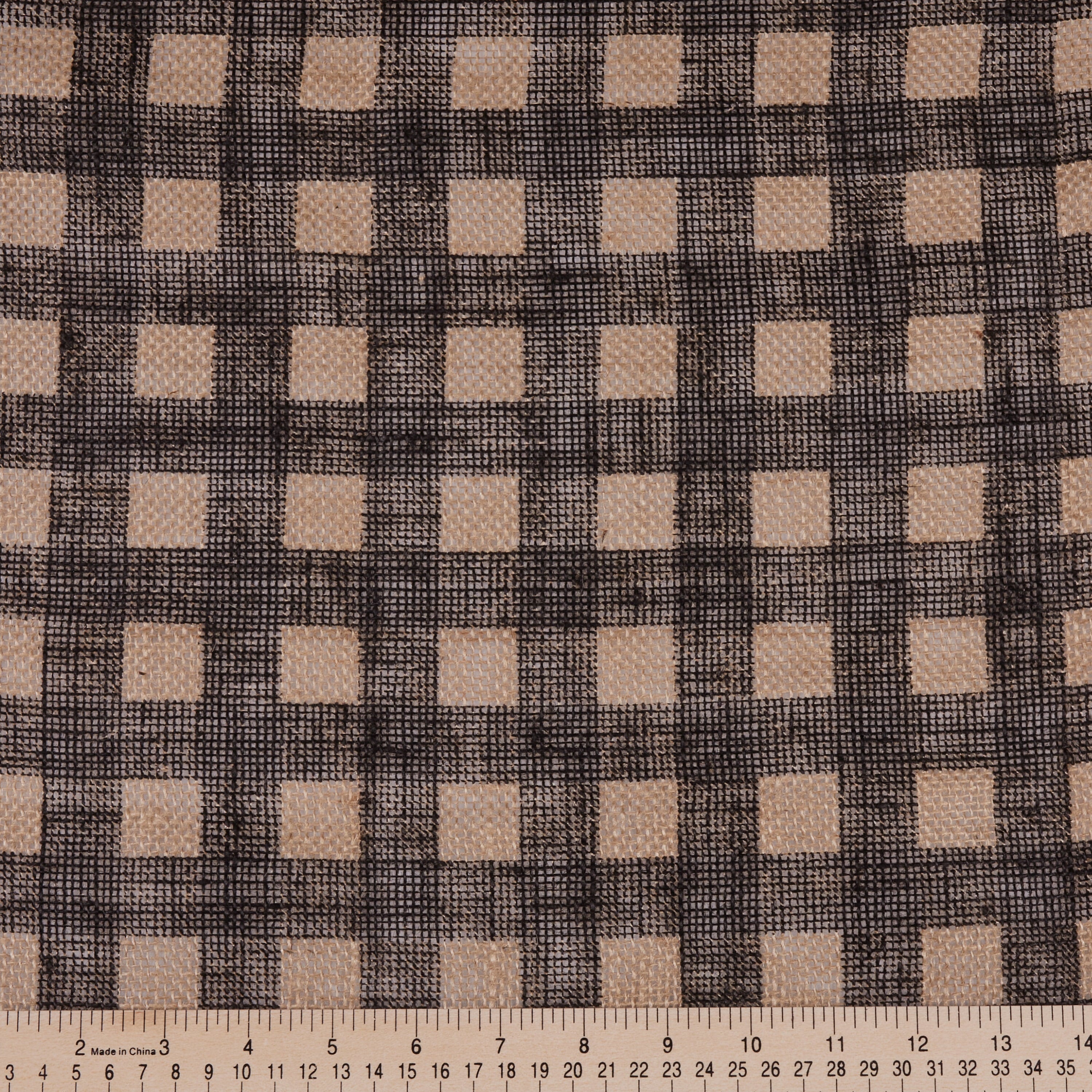 Allen Company Folded & Precut Jute Burlap Craft Fabric, 46"W x 2-Yards, Natural