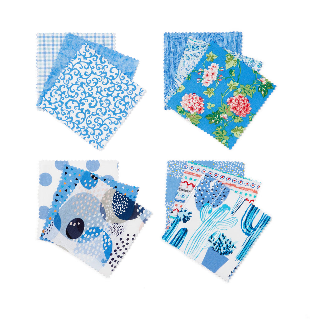 Waverly Inspirations Sewing & Craft Fabric, Plaid Provence Blue, 1 Yard Precut, 100% Cotton, 44 in Wide, for Quilting & Sewing