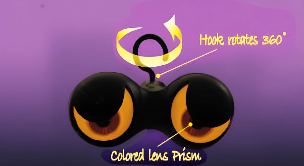 Peep N' Peepers Battery Operated Flashing Eyes Halloween Lights with Automatic Timer (1 Set)