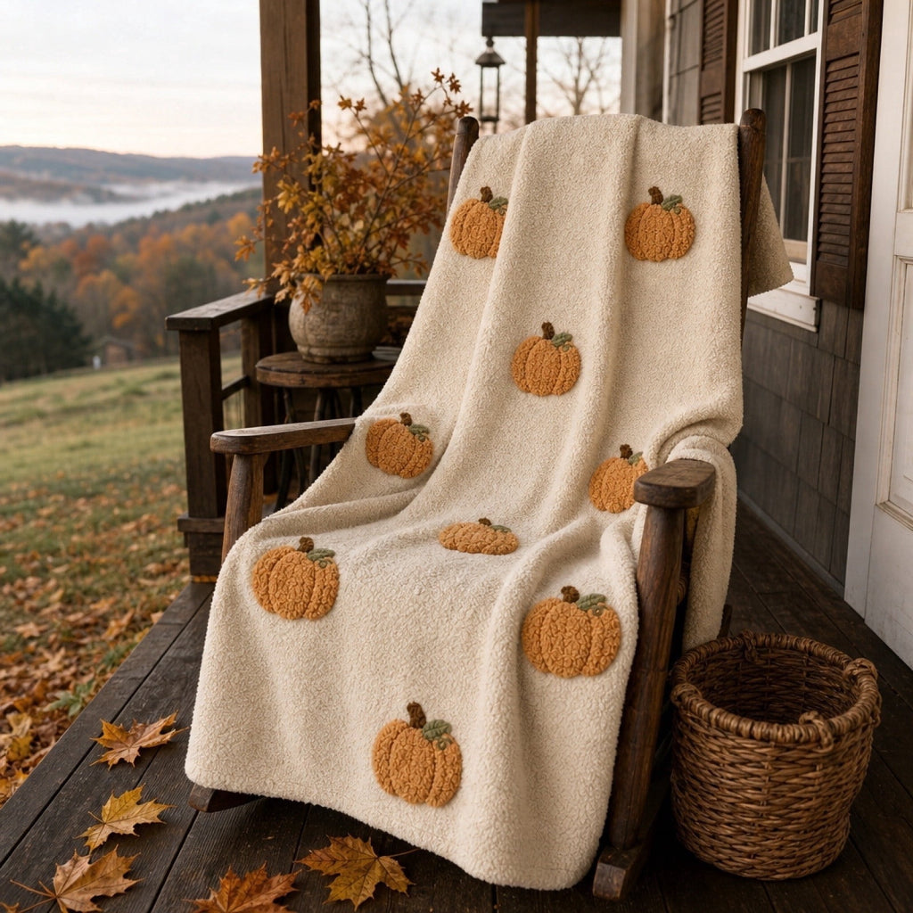 Vggrvlo Up to 25% Off Halloween Halloween Themed Throw Blanket Autumn Leaves Fall Throw Blanket for Couch Cute Halloween Blanket for G-irls B-oys K-ids Women Men