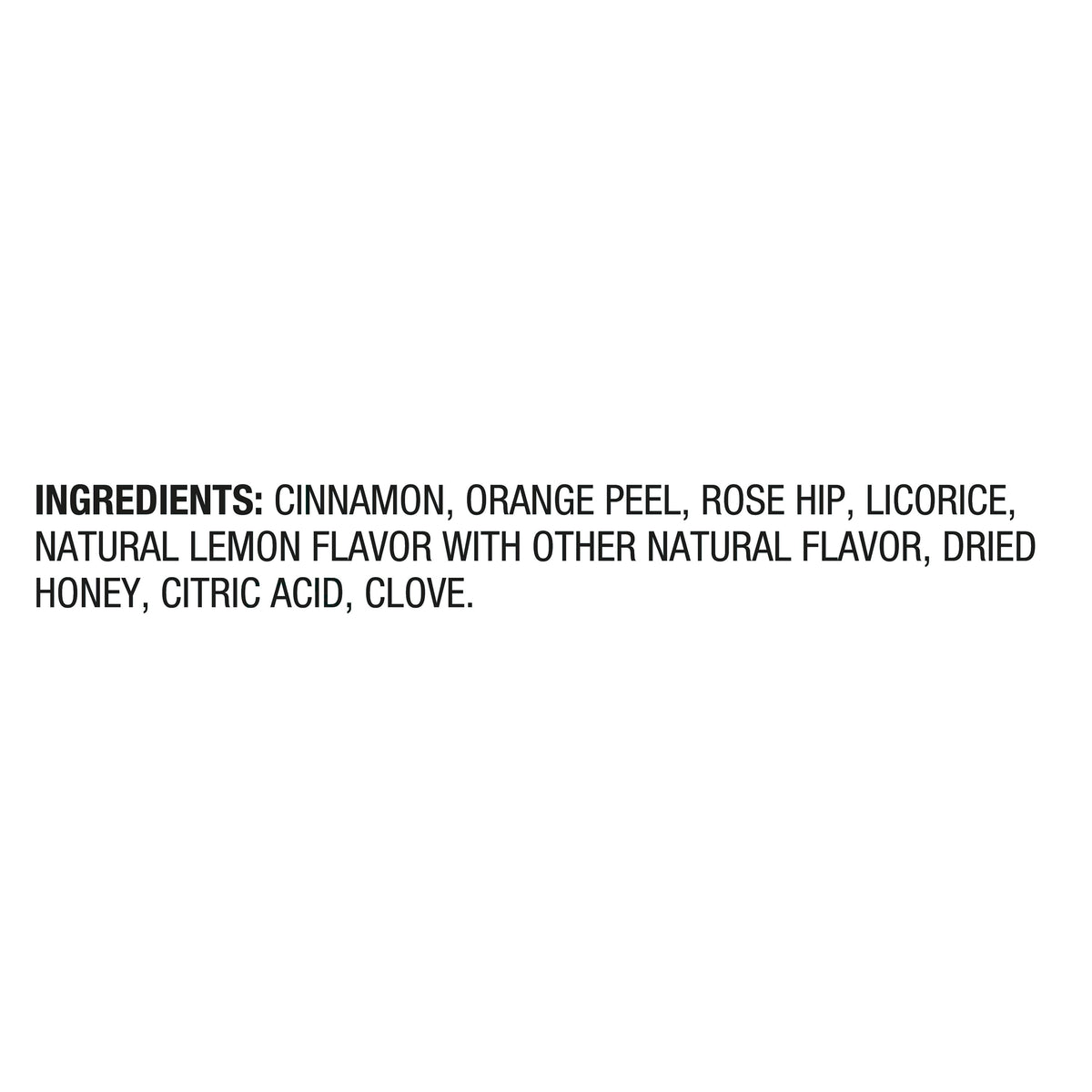 Great Value Honey Lemon Spice Herbal Tea Bags, 1.41 oz, 20 Count