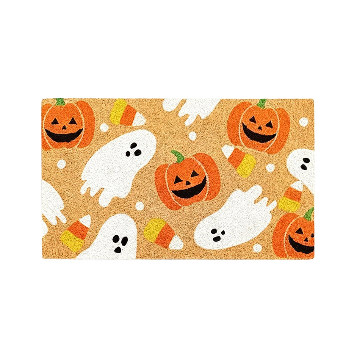 WWC Halloween Door Mat, 32x20 inch Halloween Decor Thick Non Slip Ghost doormat, Entryway Rug for Fall Party Indoor Outdoor Front Porch