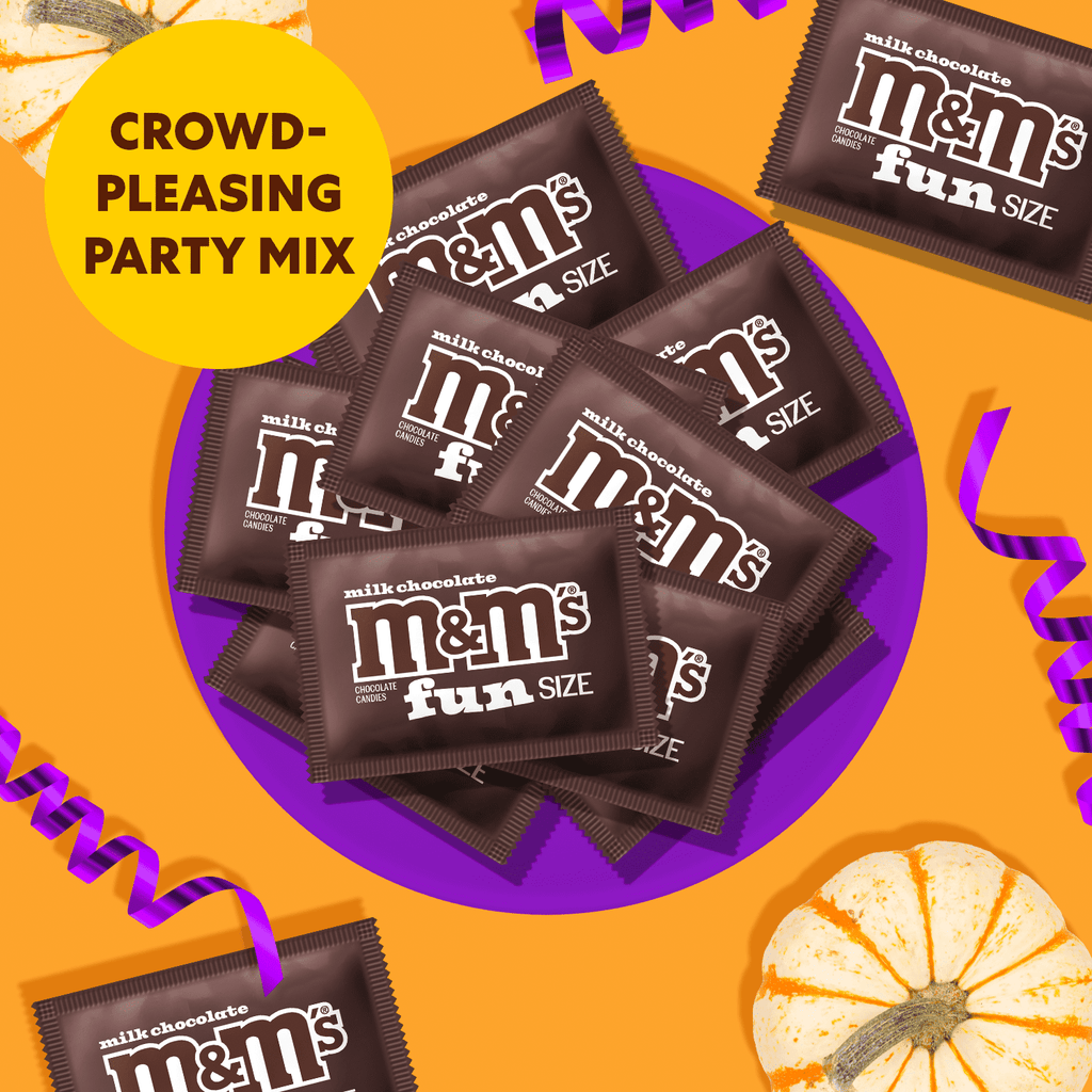 M&M's Fun Size Milk Chocolate Halloween Candy - 7.33 oz