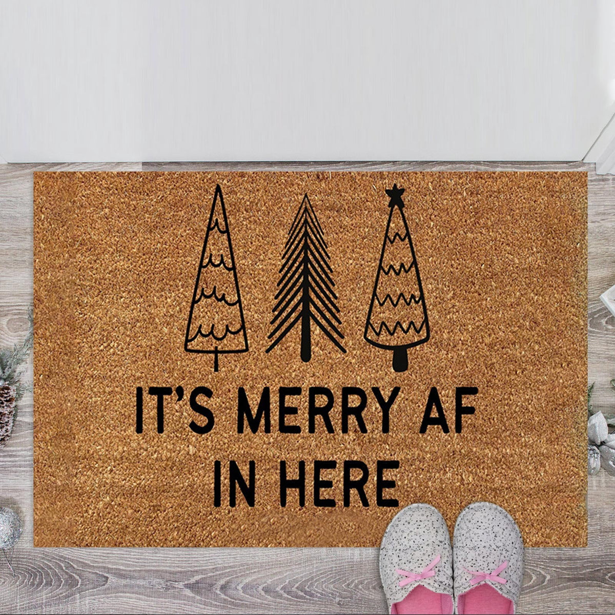 Jierger Happy Halloween Decorative Seasonal Fall Halloween Party Floor Mat for Home Halloween Indoor Outdoor for Thanksiving Decor Doormat Christmas Entrance Floor Mats 15.74 x 23.62 inch