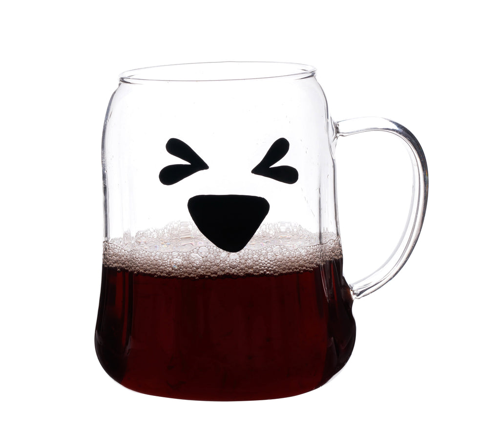 Way to Celebrate Glass Ghost Mug Squint