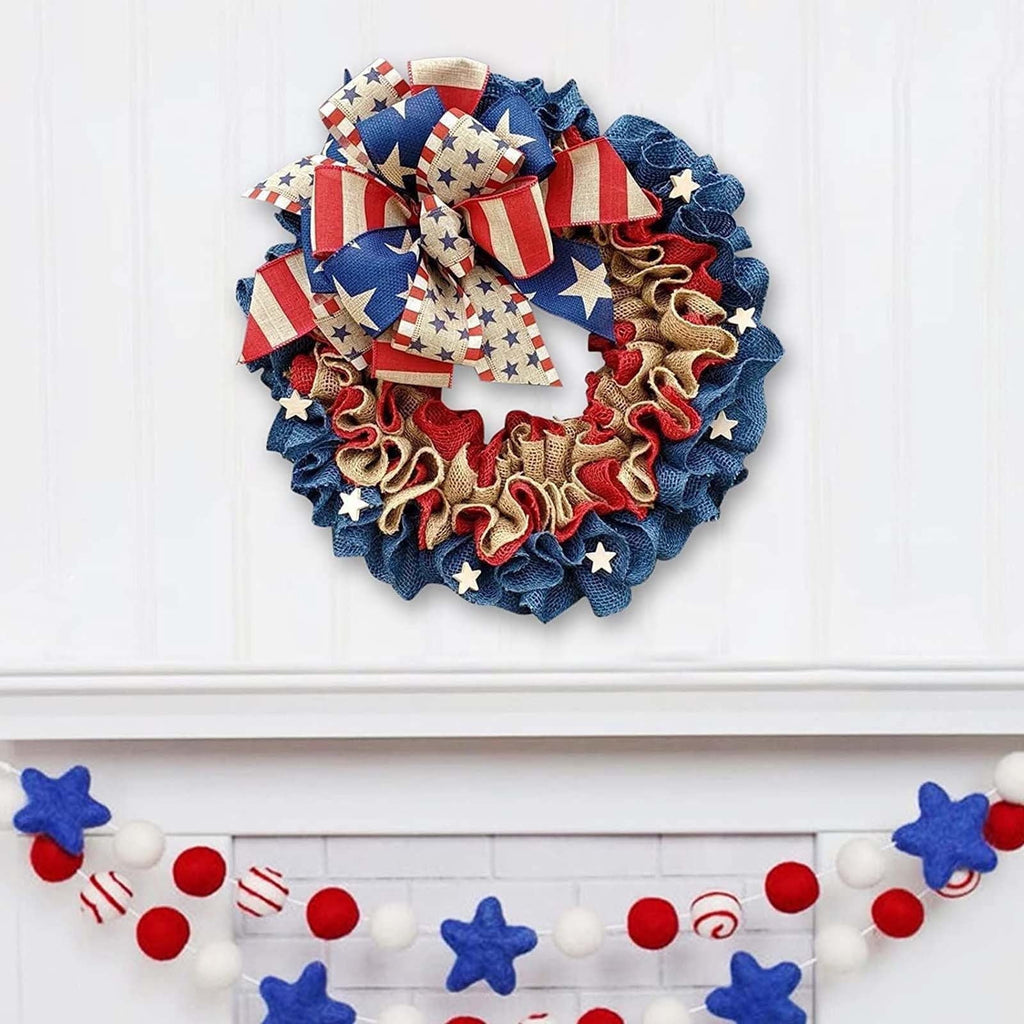 Gcvizuso Halloween Wreath with LED Light String, Purple Rose Black Crow Oval Spooky Twig Wreath for Front Door Window Fireplace Decor