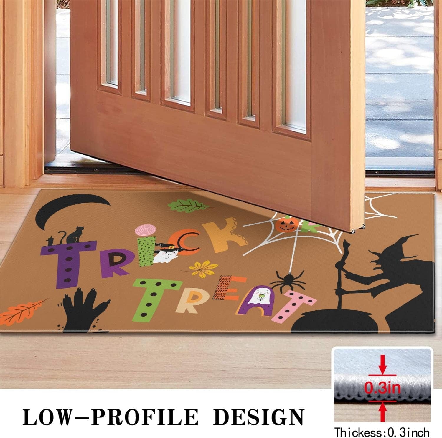 Bear Rugs Tribal Doormat Non-Slip Absorbent Resist Dirt Front Door Mat Machine Washable Welcome Mats Outdoor Inside Floor Rugs for Entryway 30" X 17"…
