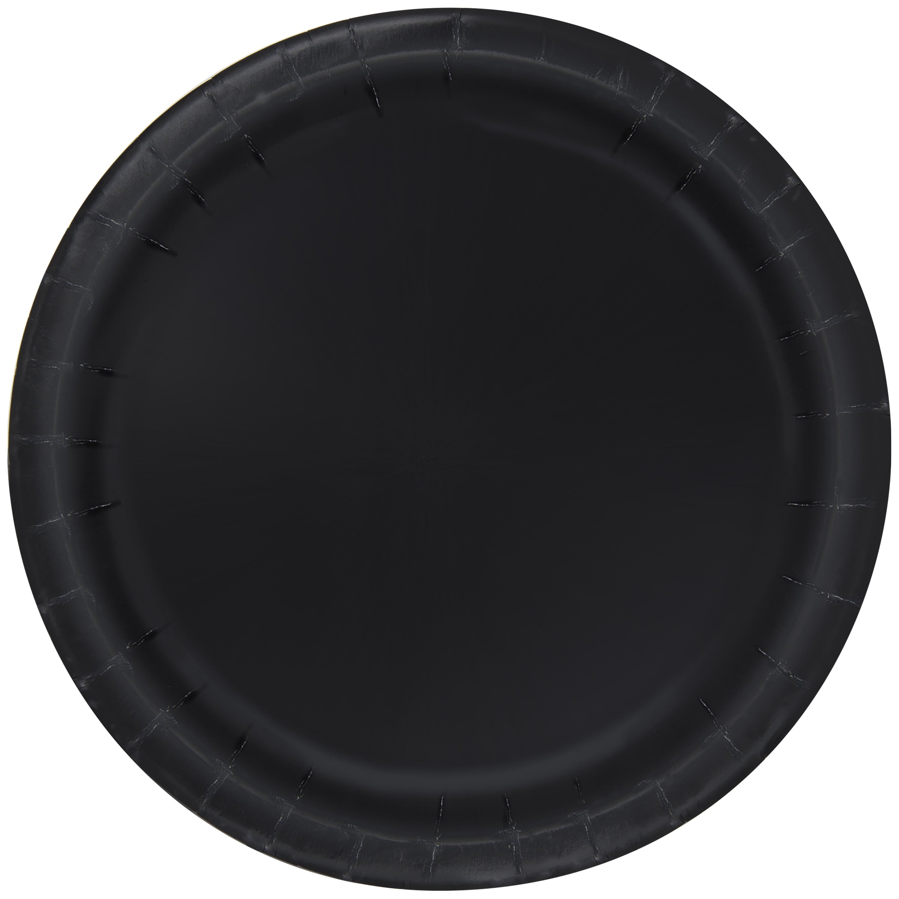 55 Count 9IN Black Paper Dinner Plates by Way To Celebrate