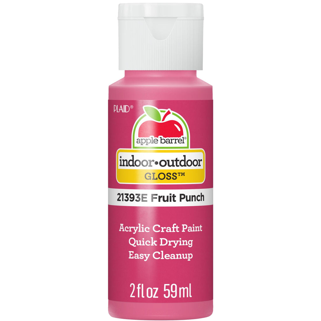 Apple Barrel Acrylic Craft Paint, Gloss Finish, Black, 2 fl oz