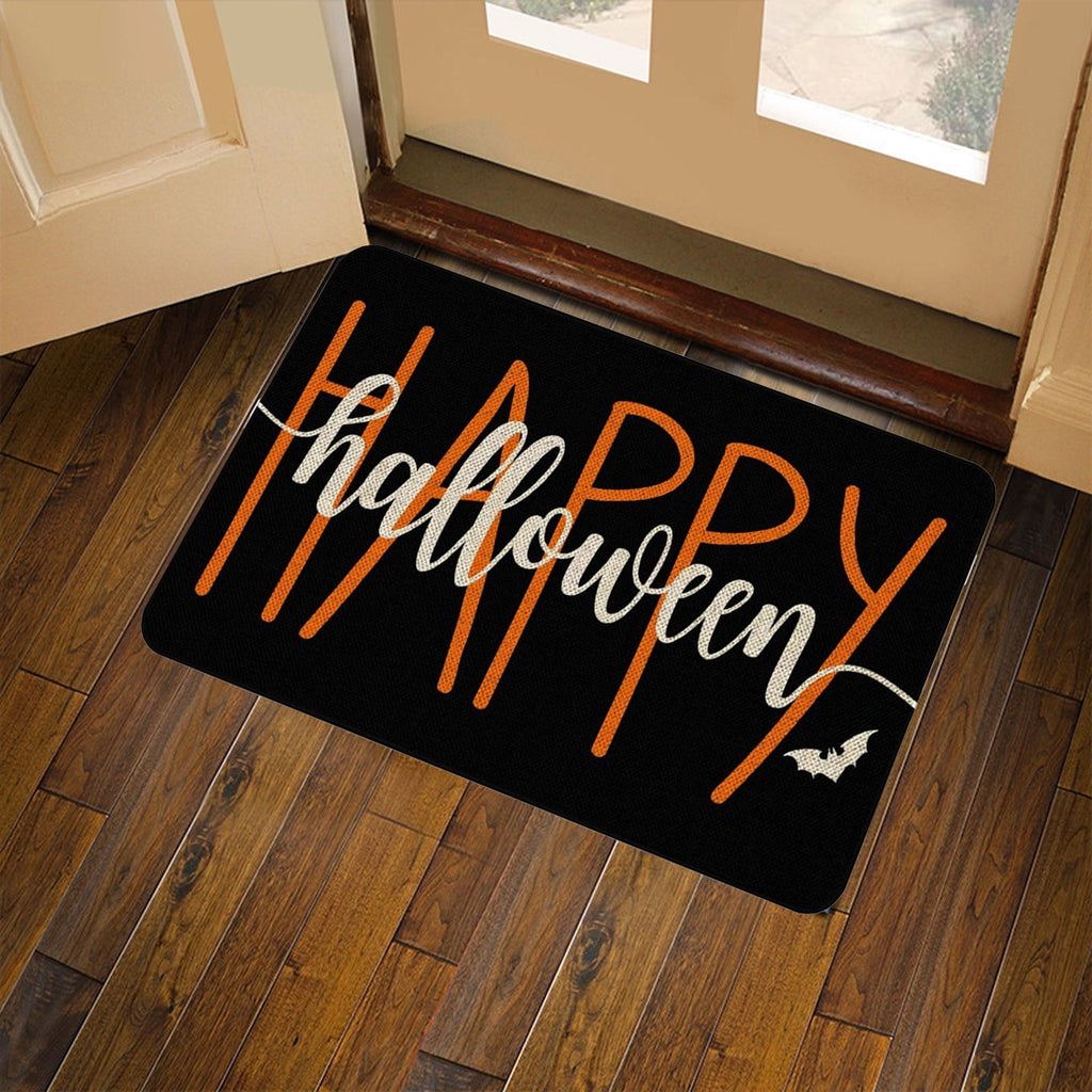 YIMWNYI Halloween-Themed Door Mat, Spooky Entryway Rug, Non-Slip Wiper, Decorative Pumpkin Mat, Perfect for Trick-or-Treaters, Versatile Indoor Outdoor Decor
