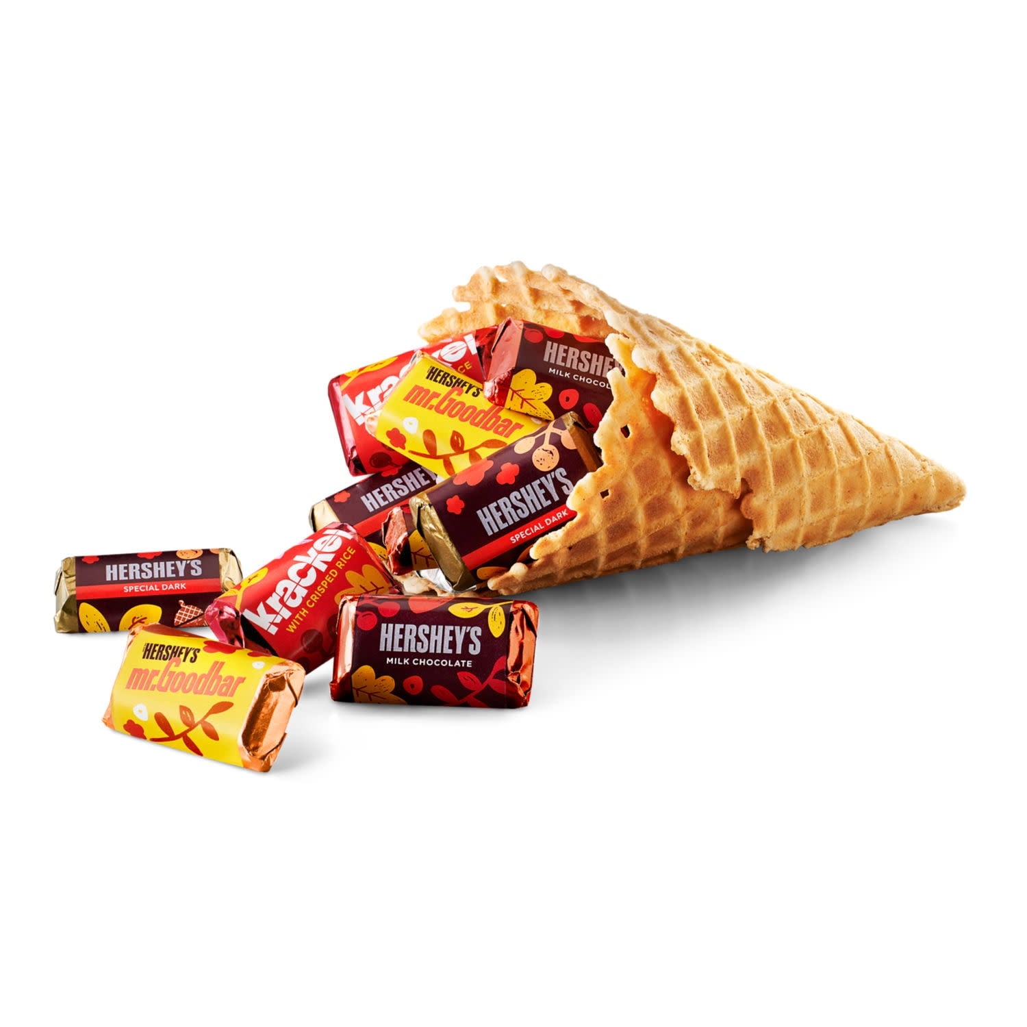 Hershey's Miniatures Assorted Chocolate Halloween Candy, Bag 9.9 oz