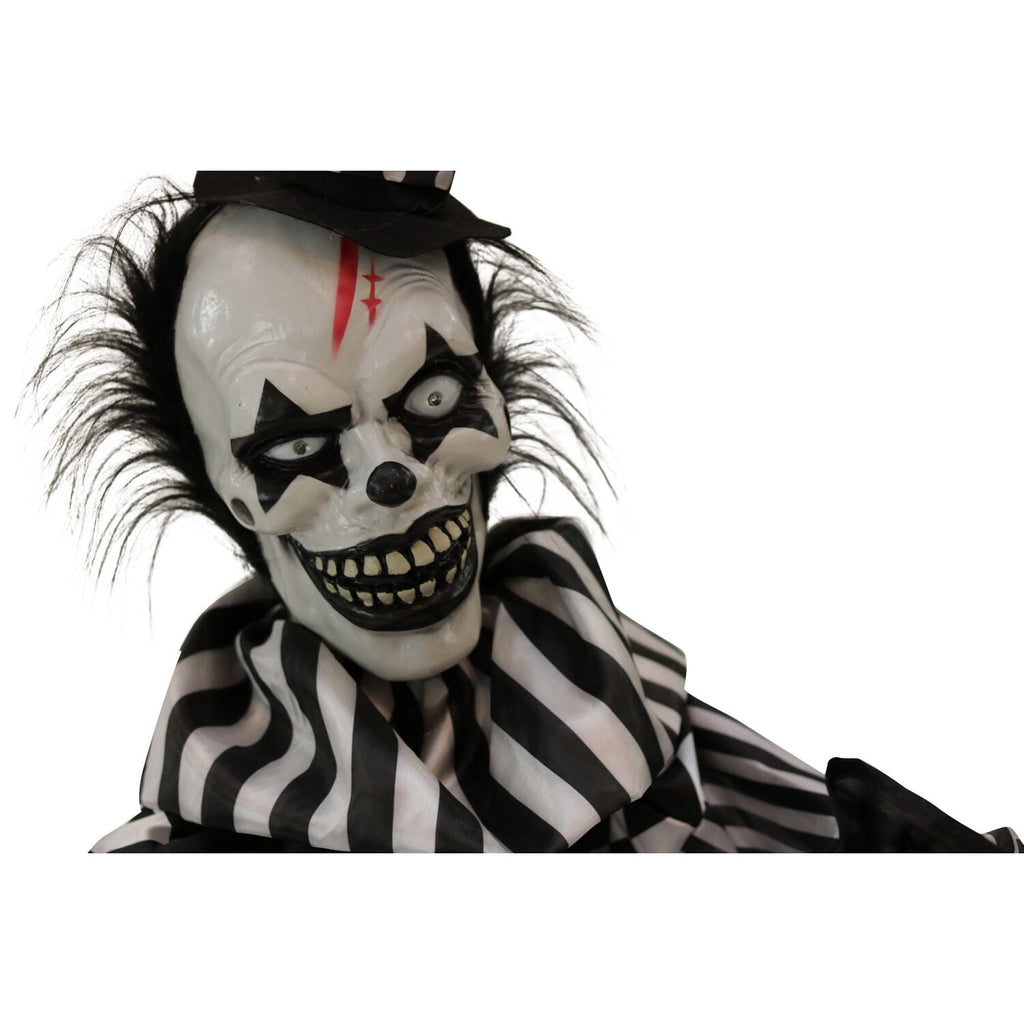 Haunted Hill Farm 1.8 ft Groundbreaker Clown-Vile, Halloween Decoration, Multi-Color, HHFJCLOWN-2LSA