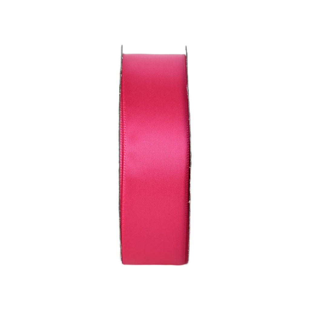 Gwen Studios 7/8" Hot Pink Satin Ribbon, 7 Yards