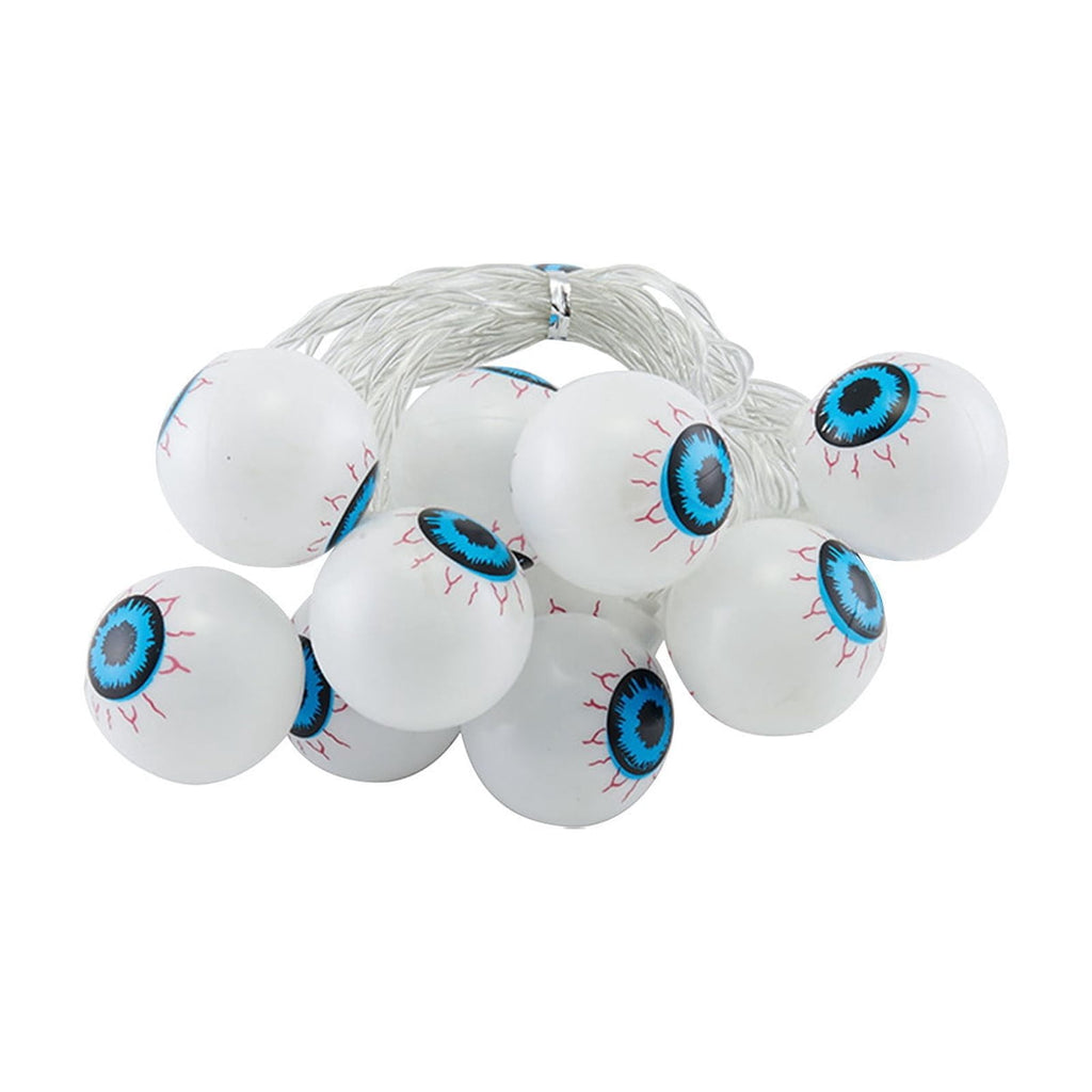 Halloween Decorations 20 LED Spooky Eyeball Lights Outdoor Green Firefly Lights For Garden Yard Patio Pathway Lawn Halloween Party