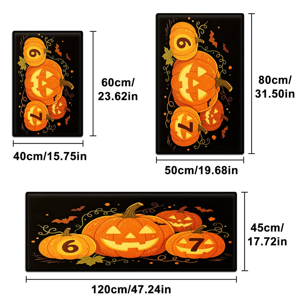 CCTFS Halloween Skeletons Holding Hot Drinks Household 1Pc Flannel Mat and Kitchen Rugs,Soft Non-slip for Bedroom Entryway
