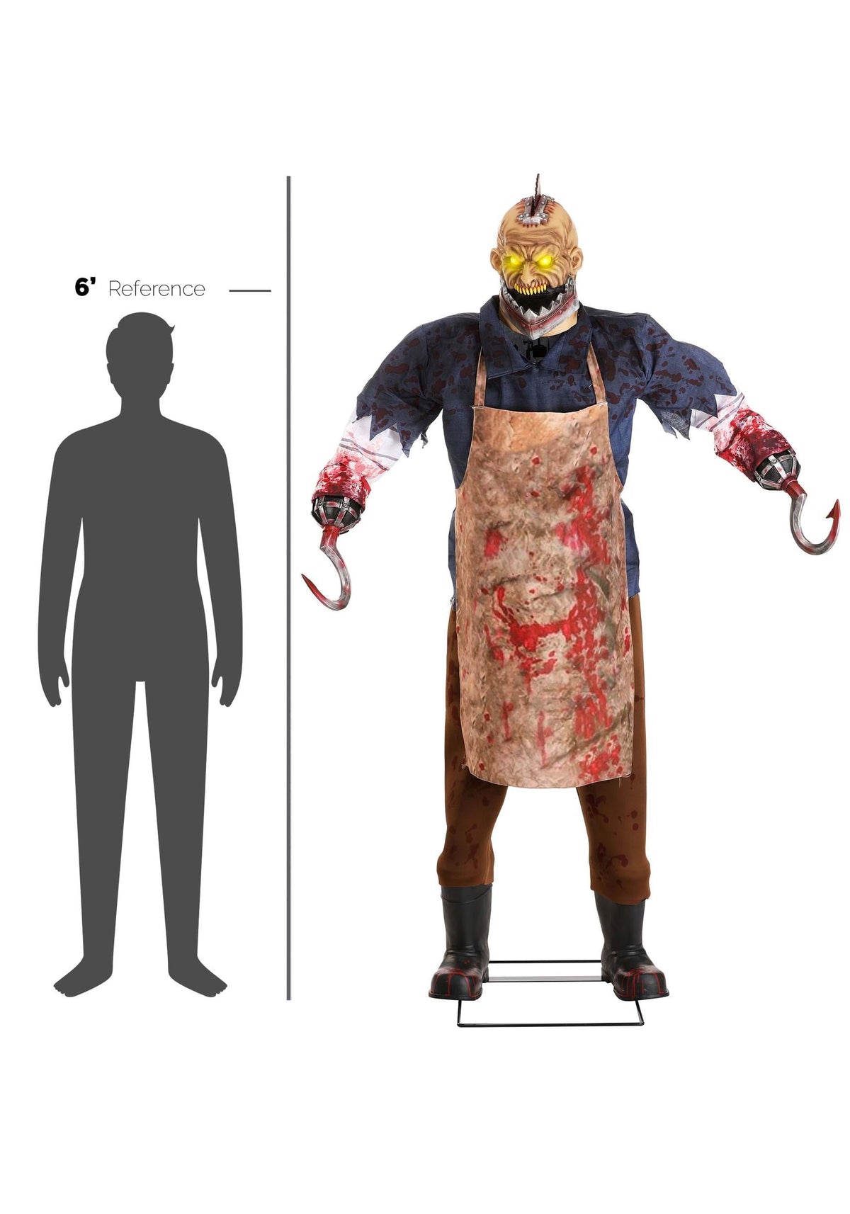 Animated Bloody Buzzhead Butcher Decoration