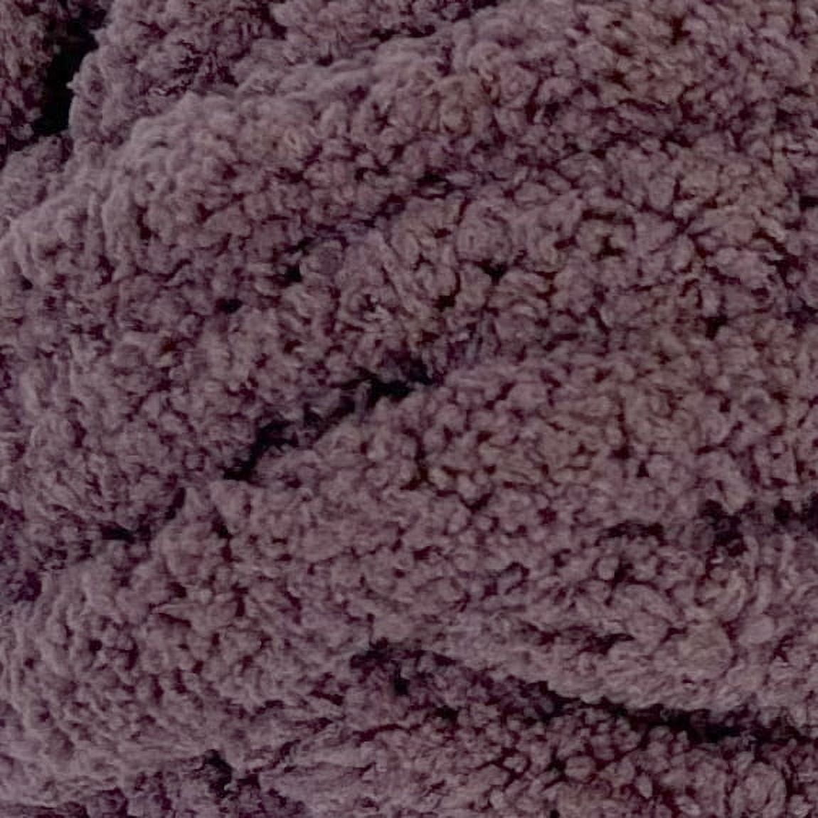 Mainstays Chunky Chenille Yarn, 31.7 yd, Ivory, 100% Polyester, Super Bulky