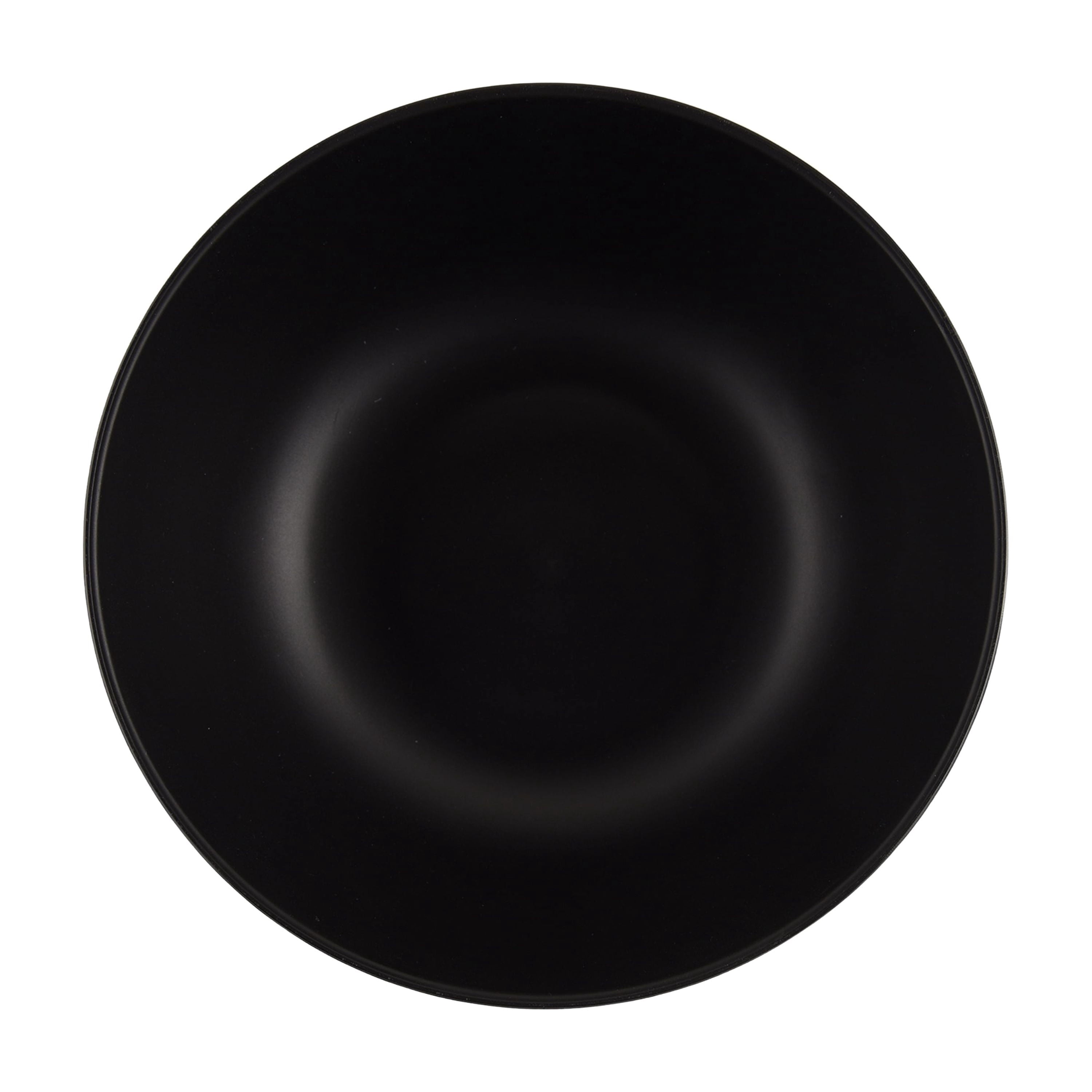 Mainstays 38 Ounce Round Plastic Etched Bats Bowl, Black