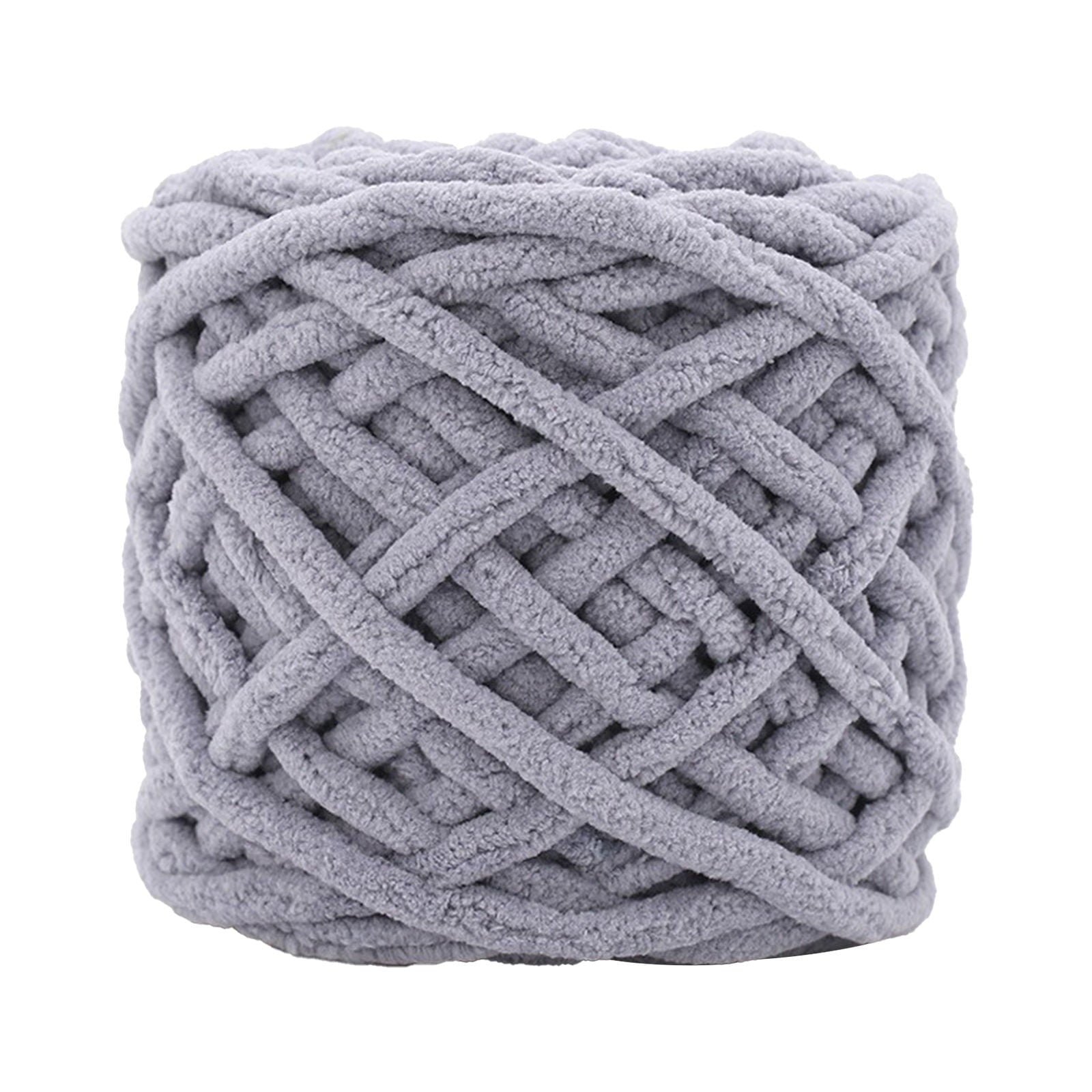 1 Pc Blanket Yarn Chunky Knit Chenille Yarn Soft Velvet Yarn Crochet Knitting Blanket Yarn DIY Craft for Knit Sweaters, Blankets, Shoes, Scarves, Clothes, Dark Green