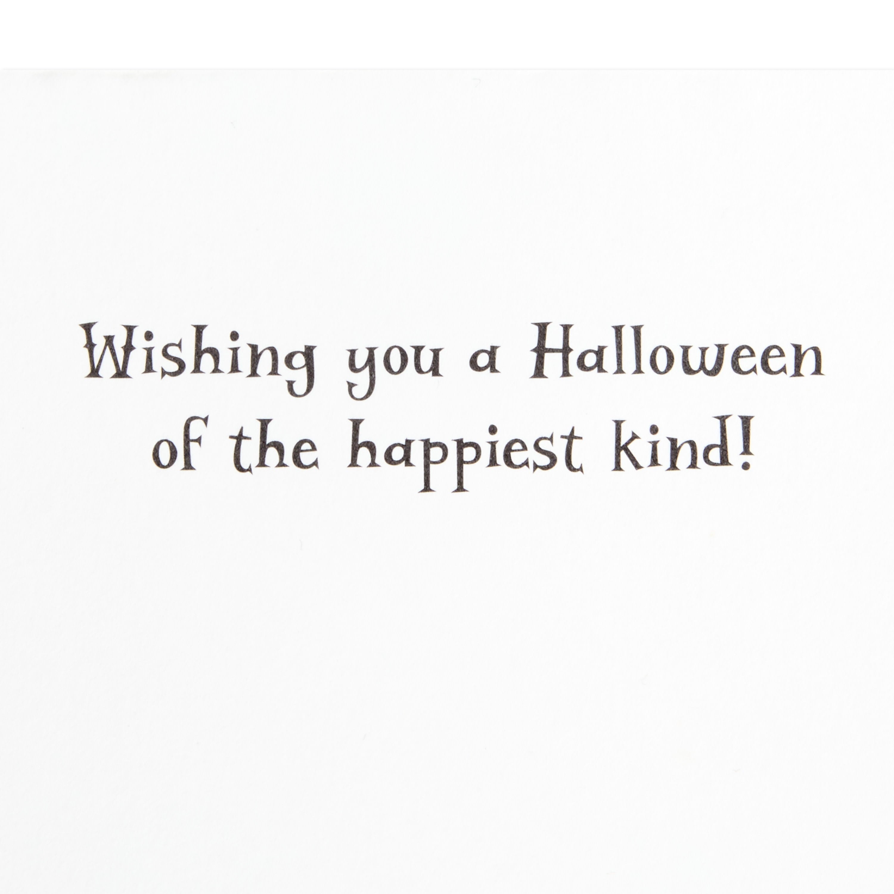 Hallmark Halloween Cards (Jack-o'-Lantern Smile), 6 Count