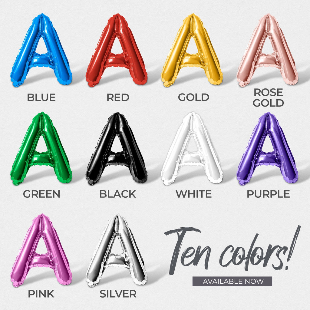 Letter Balloons - TRICK OR TREAT 16" Inch Alphabet Letters Foil Mylar Balloon Halloween Party Banner (Purple)