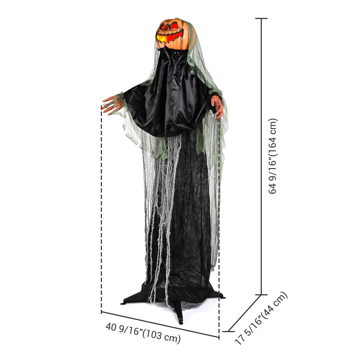 Yescom 9ft Flying Witch with Vulture & Owl Skeleton Halloween Outdoor Décor 2026
