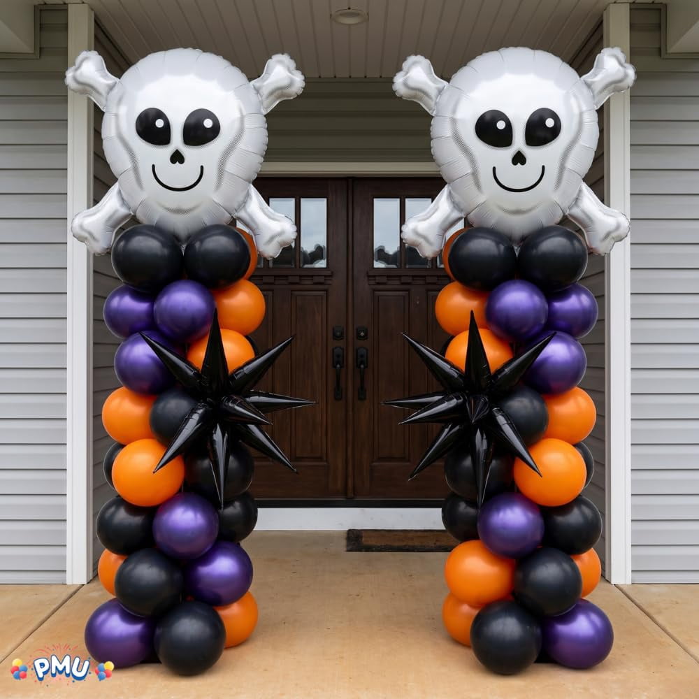 PMU Halloween Flying Ghost 24 Inch Mylar-Foil Balloon (10/pkg) Pkg/1