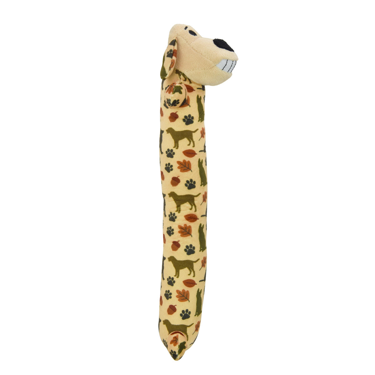 Multipet Fall Pattern 12” Smiling Dog 2pc Dog Toy Value Pack