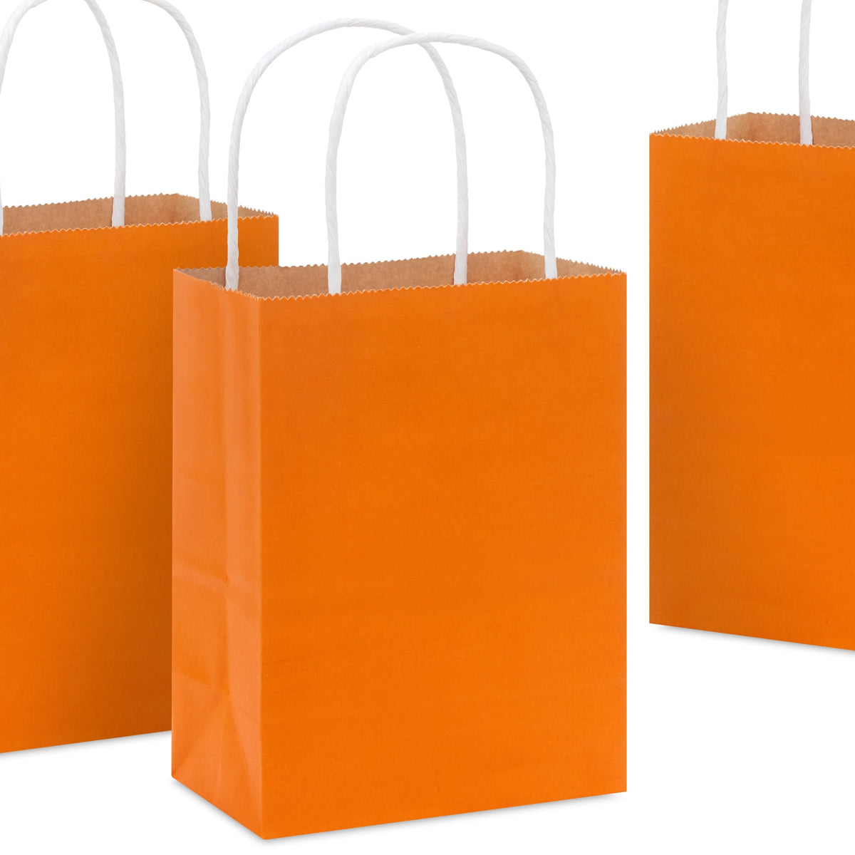 Hallmark Small Halloween Gift Bag Bundle (Orange) Set of 4, 4 Count