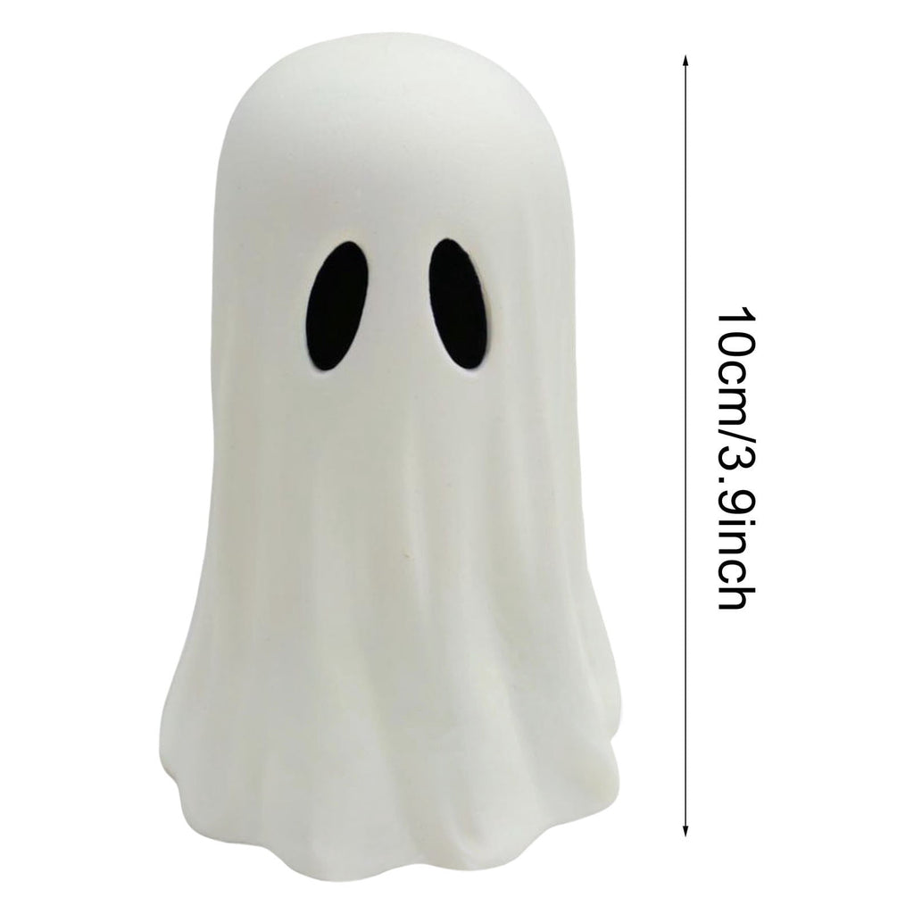 Halloween Ghost Figurine - Spooky Resin Ghost Statue, Cute Halloween Decorations Indoor for Tabletop Home Decor Party Gifts