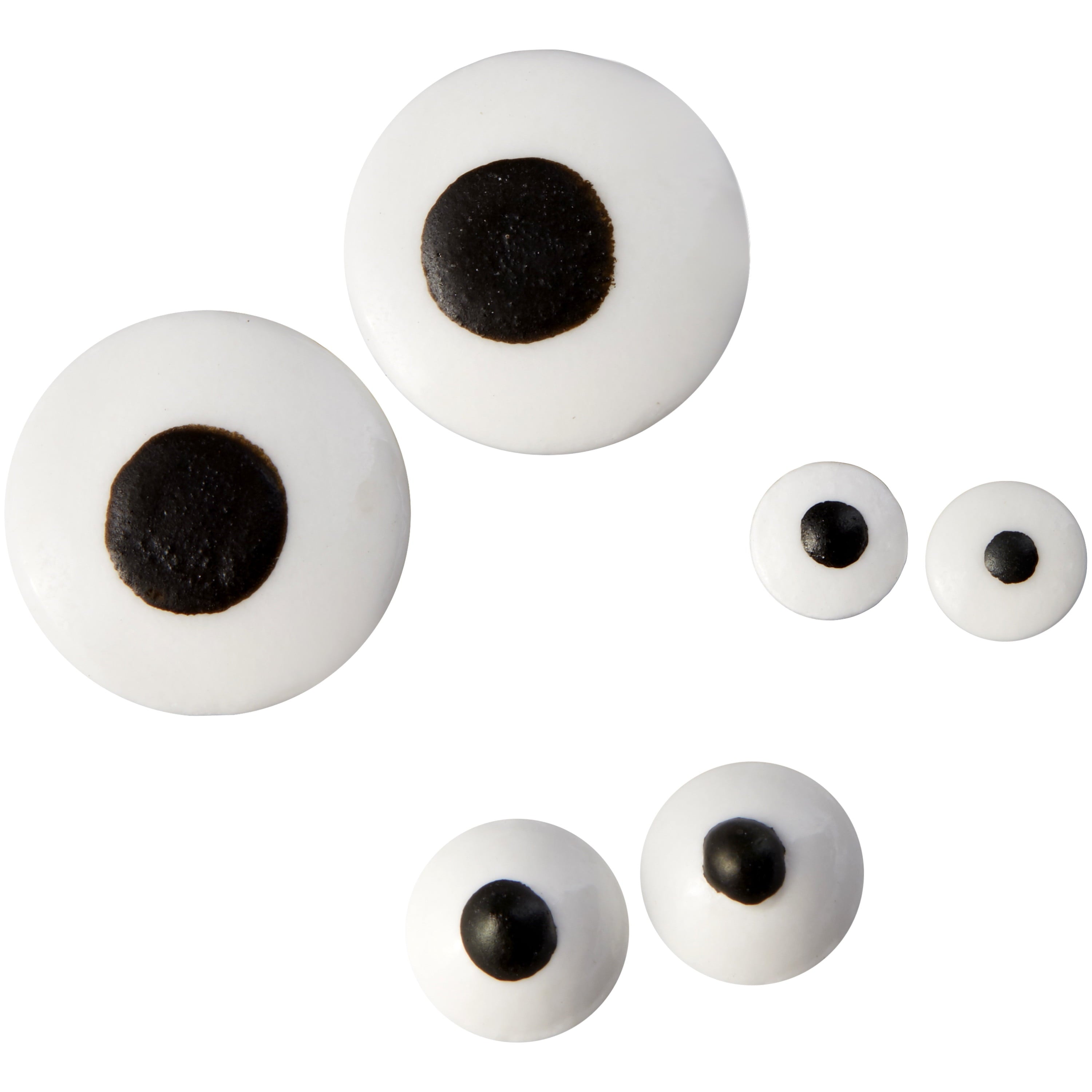 Wilton Edible Candy Eyeball Sprinkles Halloween Googly Eyes Black & White 2.75 oz.