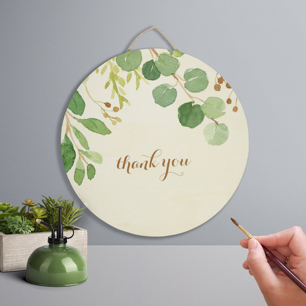 Stylecraft Unfinished Round Natural Wood Plaque 15.75" 0.61 lbs. (1 Piece)