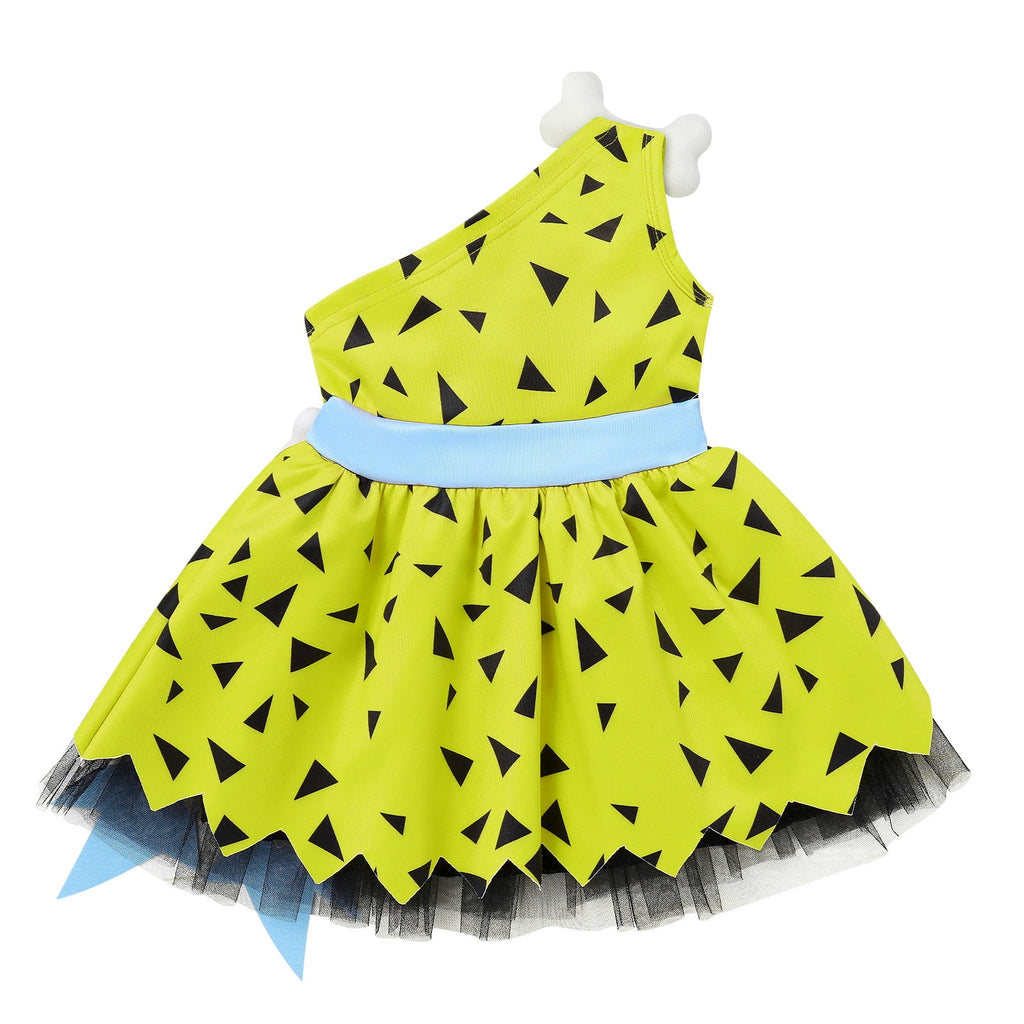 IWEMEK Girls Dress Cosplay Cavegirl Costume for Infant Girl Cute Casual Summer Comfy Tutu Stone Age Themed Birthday Outfit