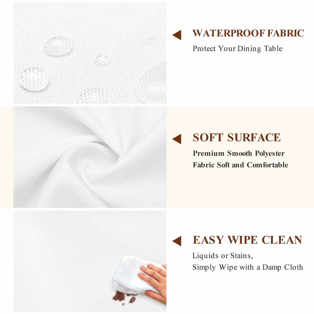 Halloween Round Tablecloth 36-44 Inch Round Fitted Table Cloth with Elastic Edge, Forest Ghost Pumpkin Castle Vintage Cottage Waterproof Table Cover Protector for Outdoor Picnic Party Dining