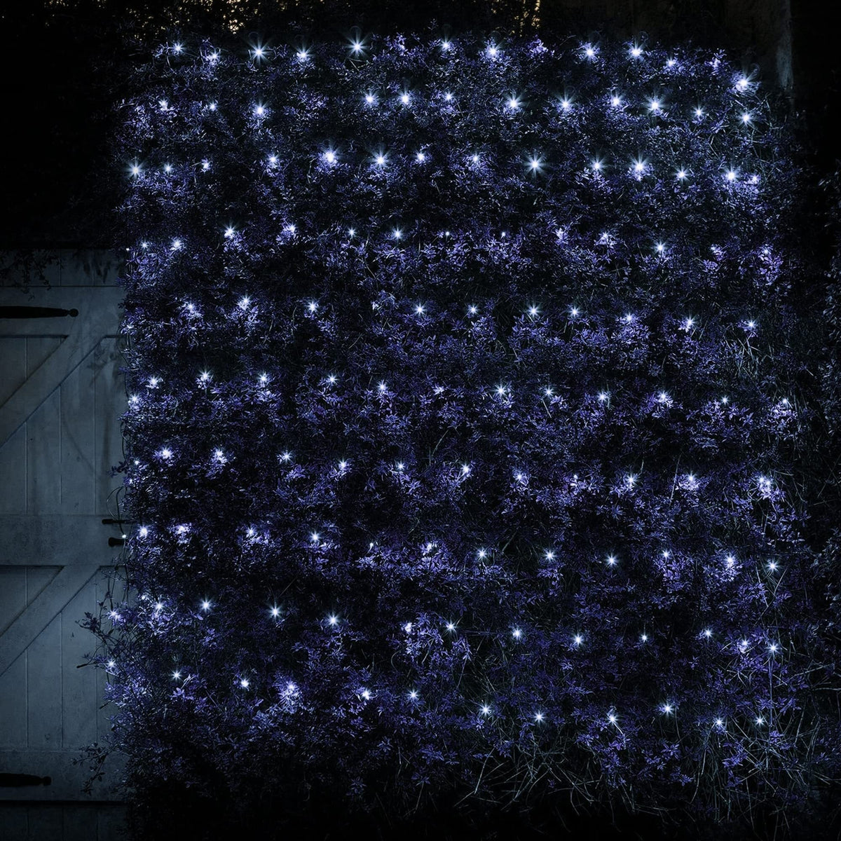 Dazzle Bright Christmas Net Lights, 360 LED 12FT x 5 FT Transparent Wire Waterproof Connectable String Lights with 8 Modes Christmas Outdoor Lights for Bushes Garden Party Holiday Decoration (Green)