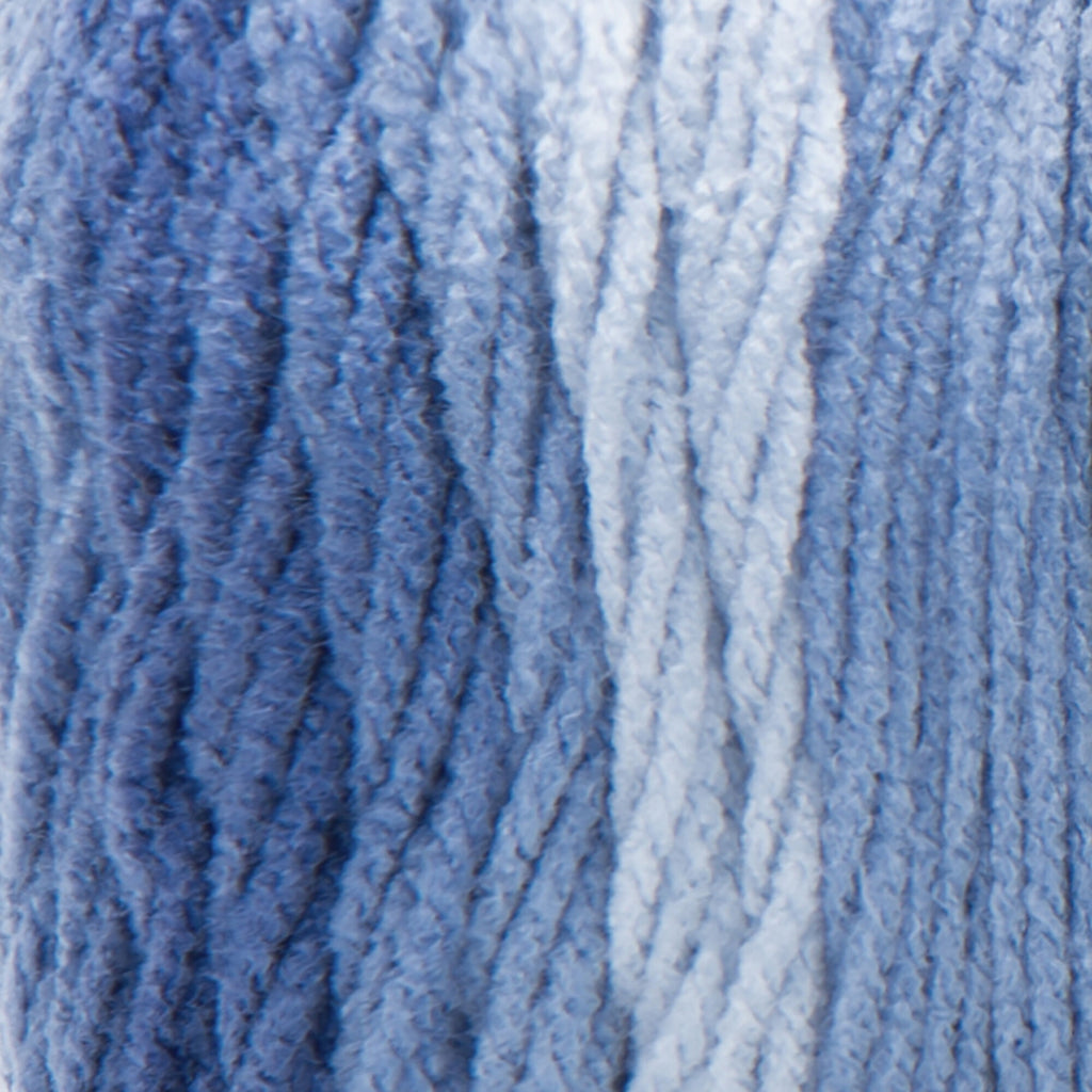 Red Heart Super Saver Ombre 4 Medium Acrylic Yarn, True Blue 10oz/283g, 482 Yards