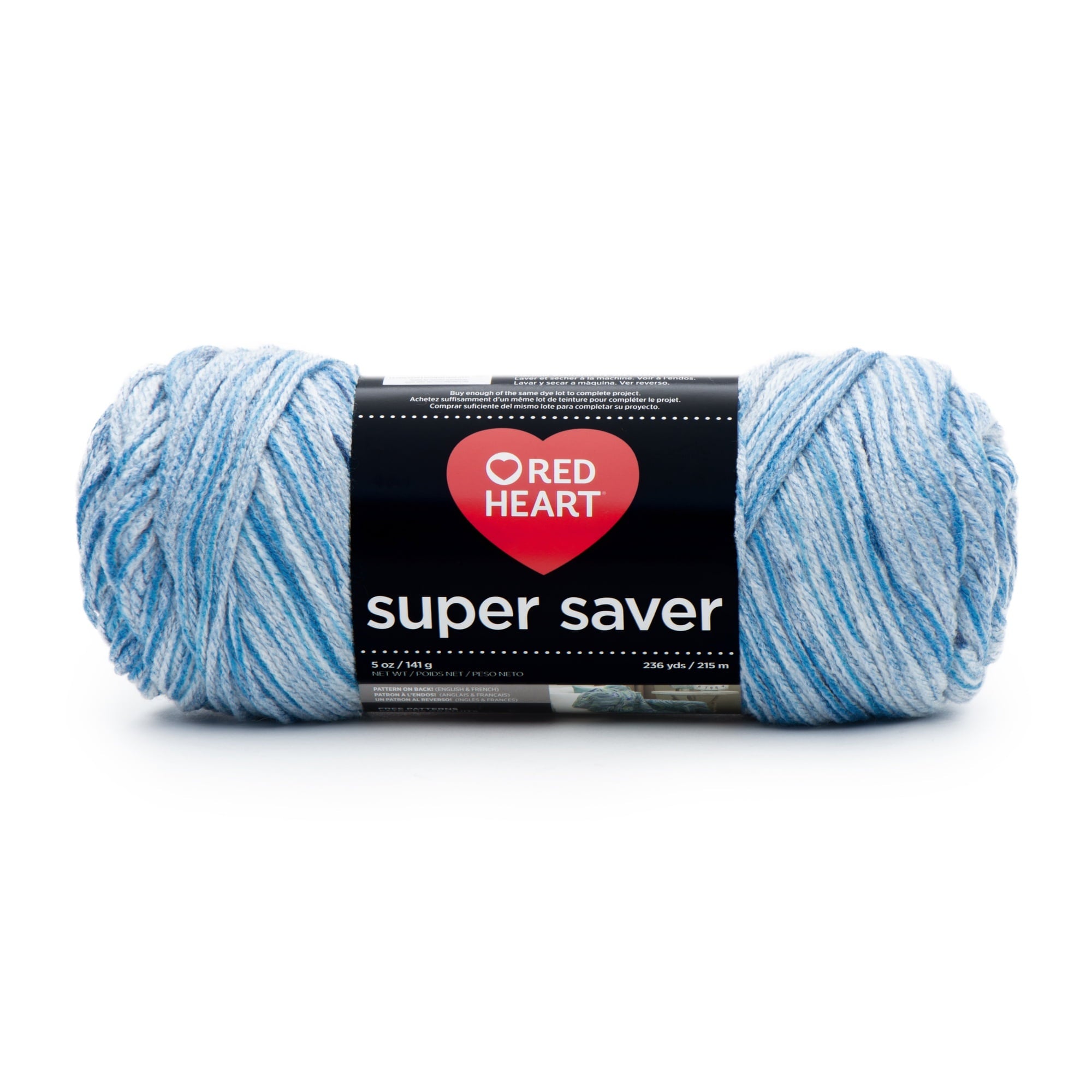 Red Heart® Super Saver® 4 Medium Acrylic Yarn, Bonbon Print 5oz/142g, 236 Yards