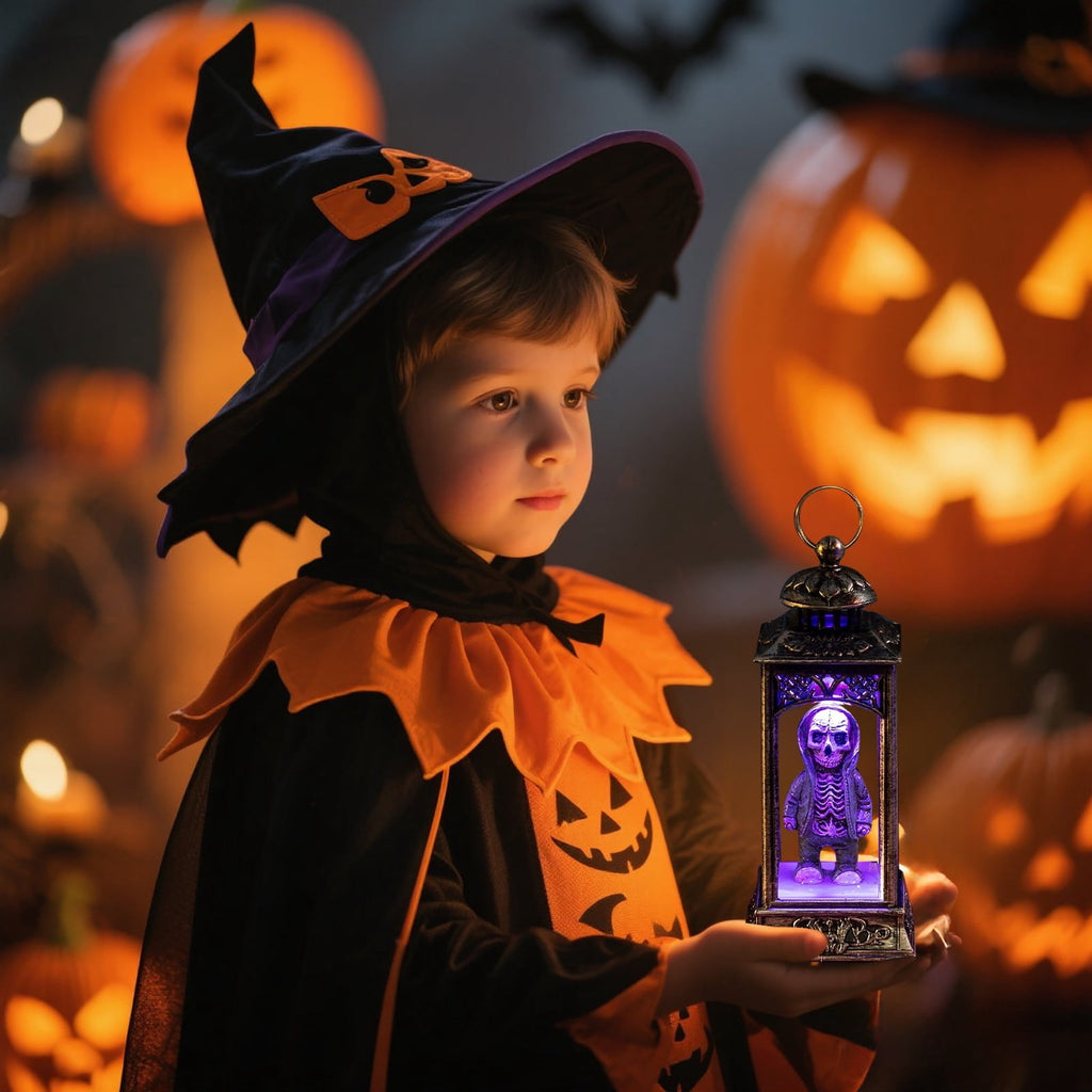Halloween LED Skeleton Battery Operated Flameless Candle Light For Party Bar & Room Decorations