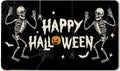 ASKETAM Halloween Doormat Indoor/Outdoor Non-Slip Carpet 19.5" x 31.3" (Dancing Skeleton)