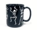 Way To Celebrate Halloween Dancing Skeleton Stoneware Mug, Black, 18.7 oz