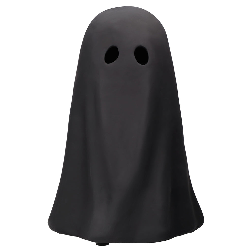 Paper Mache Ghost Decoration, Black, 11", Halloween by Way To Celebrate