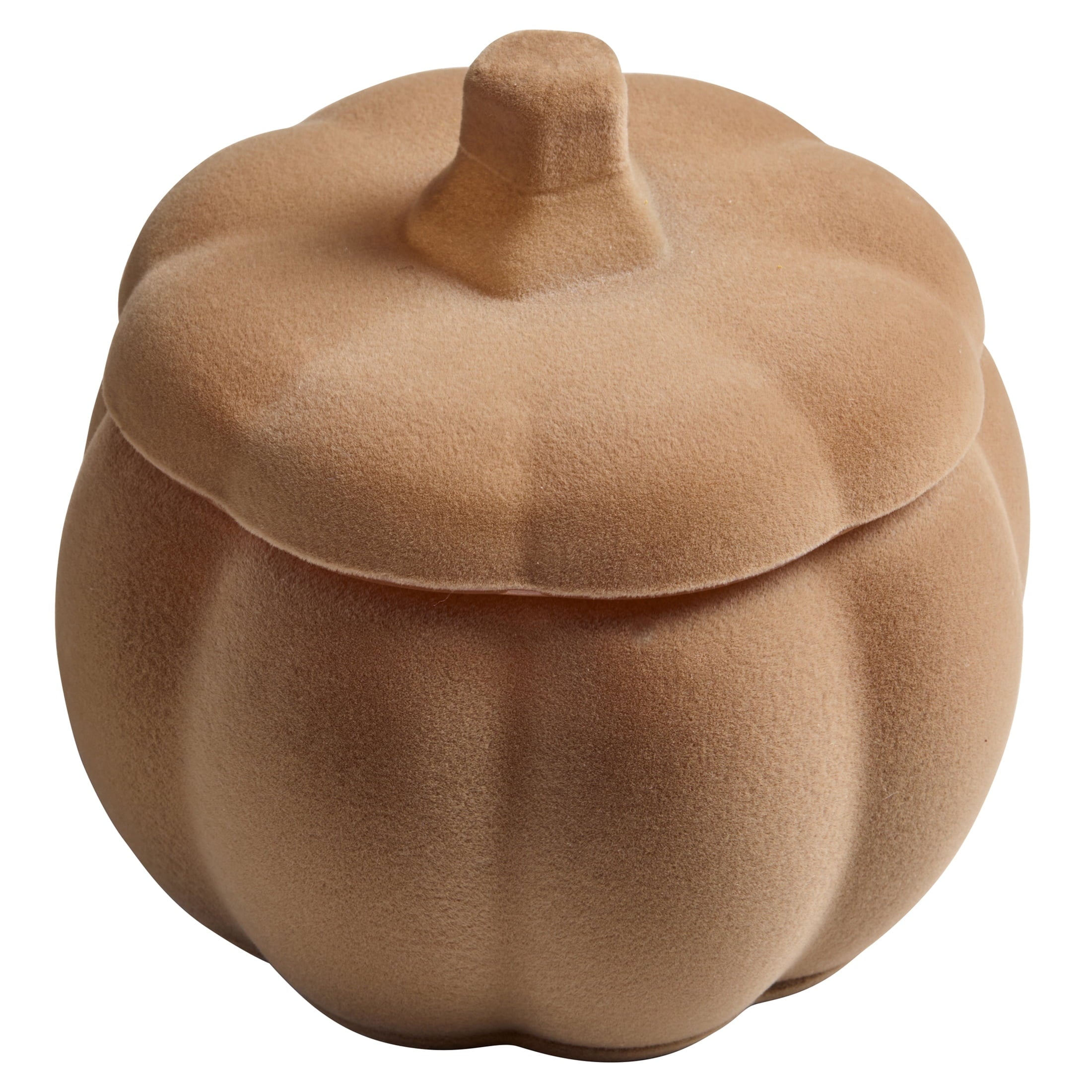 Better Homes & Gardens Flocked Pumpkin Jar Candle, Pumpkin Snickerdoodle Swirl, 2-Wick, 12.7 oz
