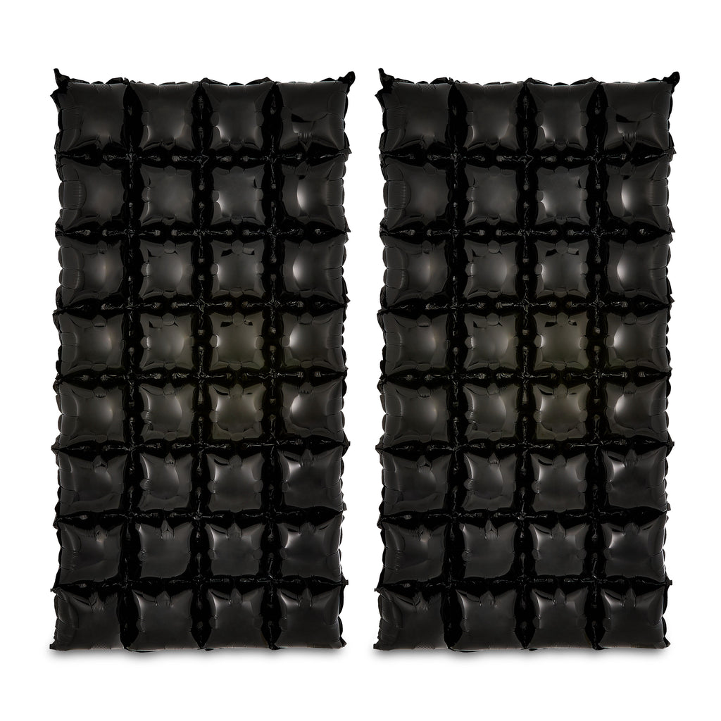 2 Count Foil Balloon Backdrops, Black, by Way To Celebrate