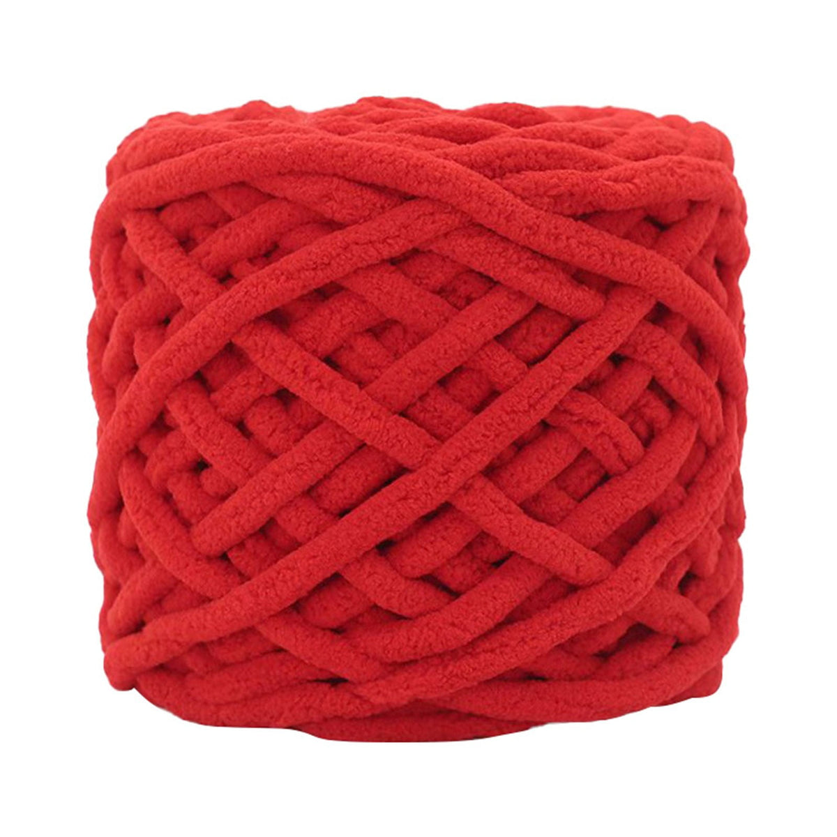 1 Pc Blanket Yarn Chunky Knit Chenille Yarn Soft Velvet Yarn Crochet Knitting Blanket Yarn DIY Craft for Knit Sweaters, Blankets, Shoes, Scarves, Clothes, Dark Green