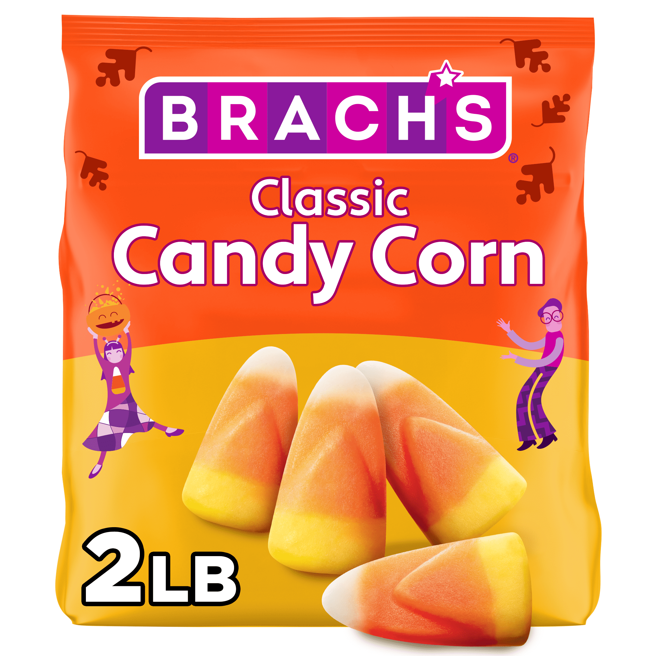 Brach's Classic Candy Corn, Halloween Candy, Classic Fall Treats, 34 Ounce Bag