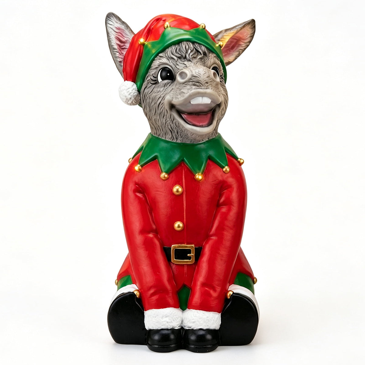 Halloween Dog Greeter - Frenchie 7.9in Resin Witch Dog with Light-Up Pumpkin, Spooky Fall Decor, Indoor Outdoor Tabletop Decoration